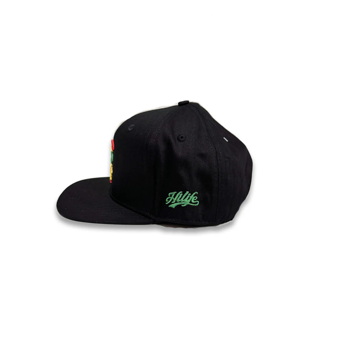 3D Warrior Tri-color Snapback hats Black (hilife)