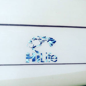 HiLife ロゴ ステッカー リップタイド ブルー