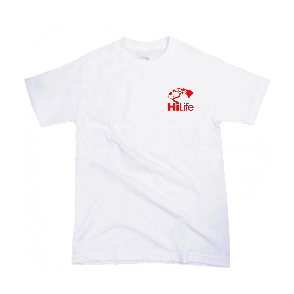 HiLife ハワイアン Tシャツ メンズ ホワイト 白
