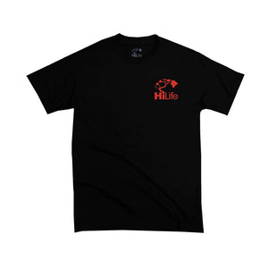 HiLife ハワイアン Tシャツ キッズ ベーシックパラダイス黒