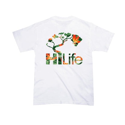 HiLife ハワイアン Tシャツ キッズ ベーシックパラダイス白