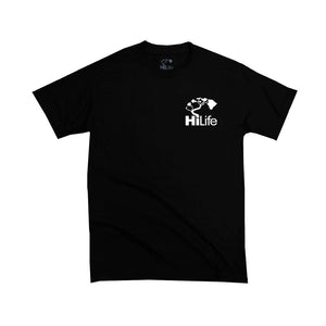 HiLife ロゴ ハワイアン ユース キッズ ジュニア Tシャツ ハワイ 黒