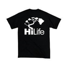 画像をギャラリービューアに読み込む, HiLife ロゴ ハワイアン ユース キッズ ジュニア Tシャツ ハワイ 黒
