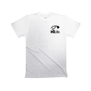 HiLife ロゴ ハワイアン ユース キッズ ジュニア Tシャツ ハワイ 白
