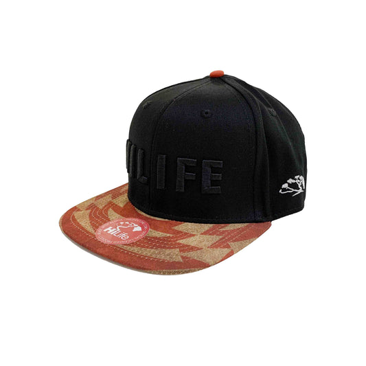 HILIFE logo Snapback hats Black/King Cloak