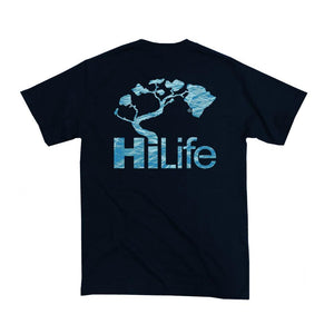 HiLife オーシャン メンズ Tシャツ ネイビー 紺