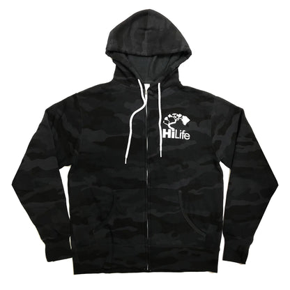 Unisex Light Weight Zip Up Hoodie Big Logo