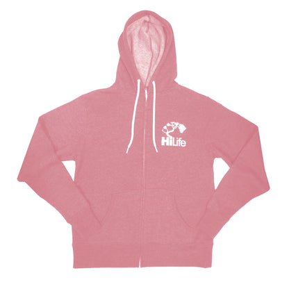 Unisex Light Weight Zip Up Hoodie Big Logo