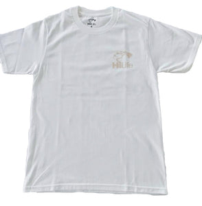 HiLife ベーシック ロゴ ハワイアン Tシャツ メンズ ホワイト 白