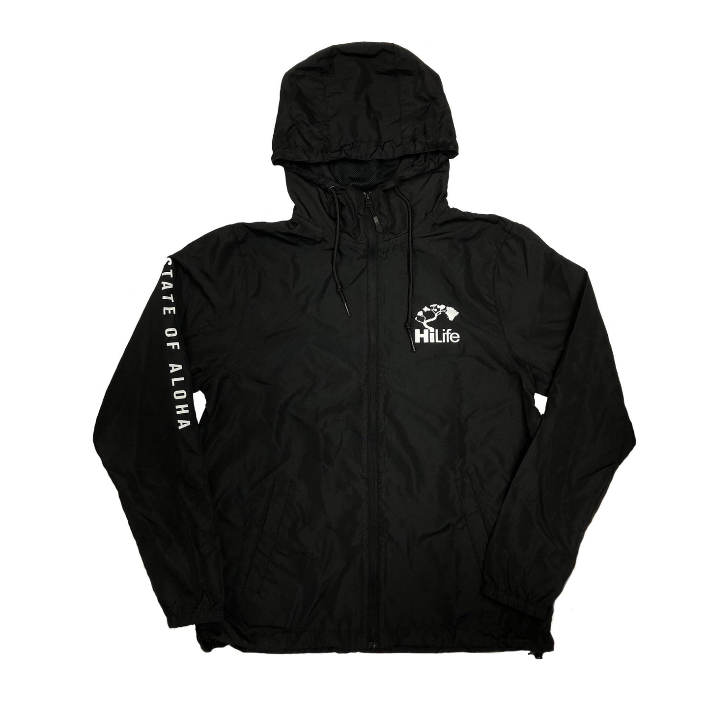 HiLife ハワイアン ウィンドブレーカー ブラック