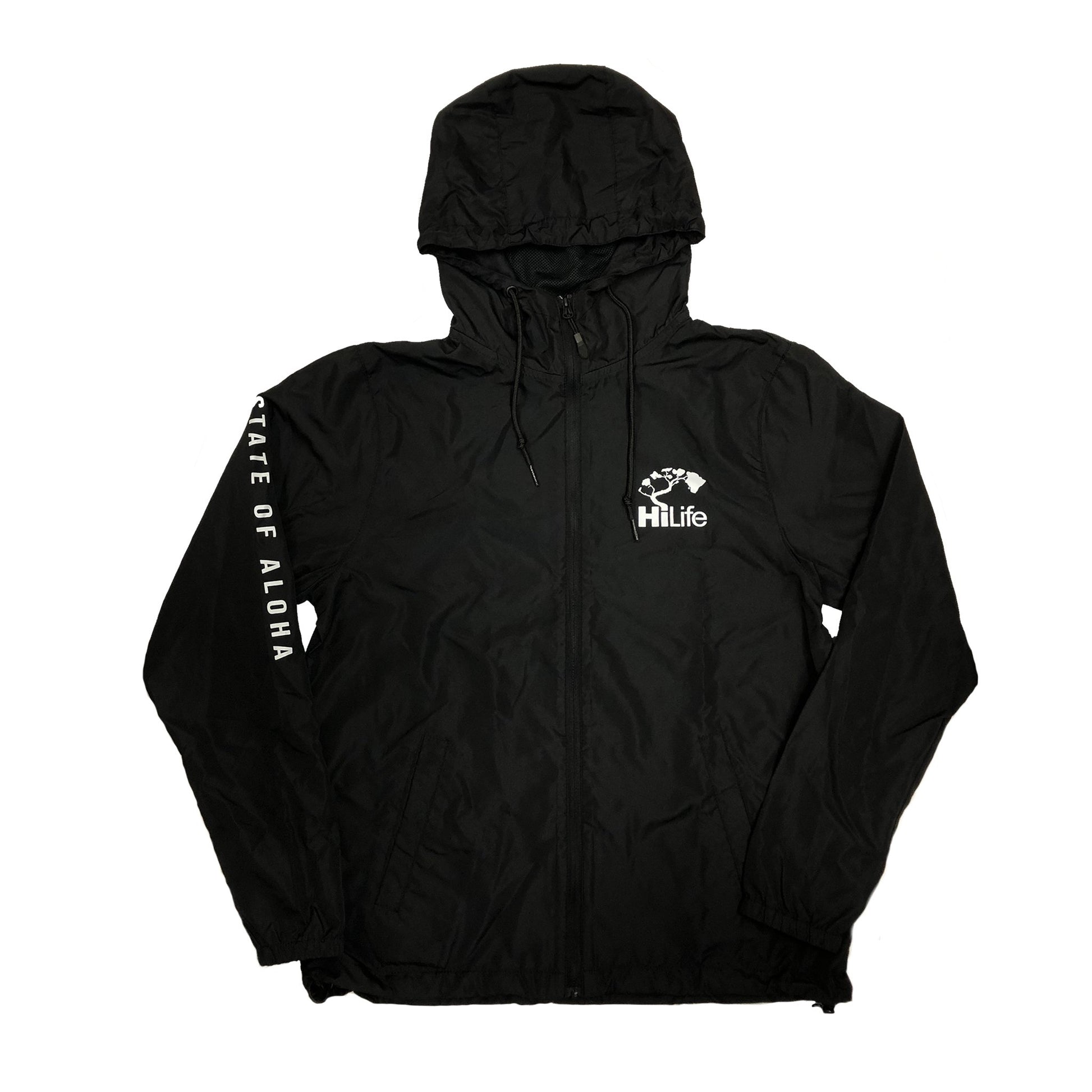 HiLife ハワイアン ウィンドブレーカー ブラック