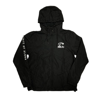 HiLife ハワイアン ウィンドブレーカー ブラック