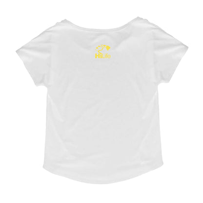 HiLife ハワイアン Tシャツ ドルマン パイナップル レディース ホワイト 白