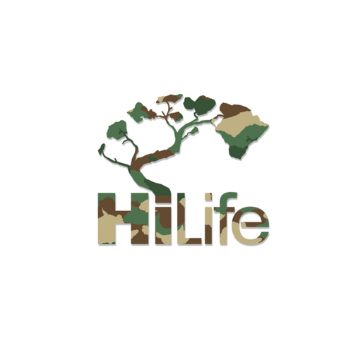 HiLife ロゴ ステッカー ハワイアン  ハワイ カモ 迷彩