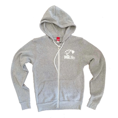 Unisex Light Weight Zip Up Hoodie Big Logo