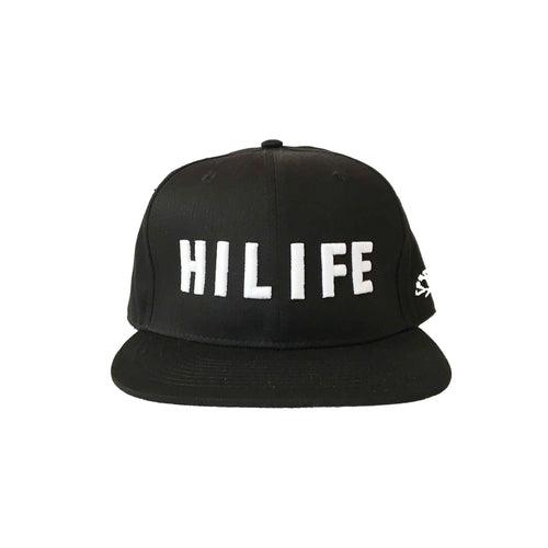HiLife ハイライフロゴ スナップバック ハット ブラック 黒