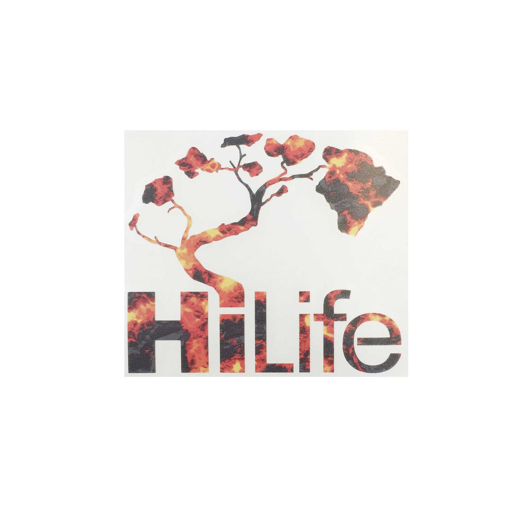 HiLife ハワイアン ステッカー 5インチ  ホットラバ