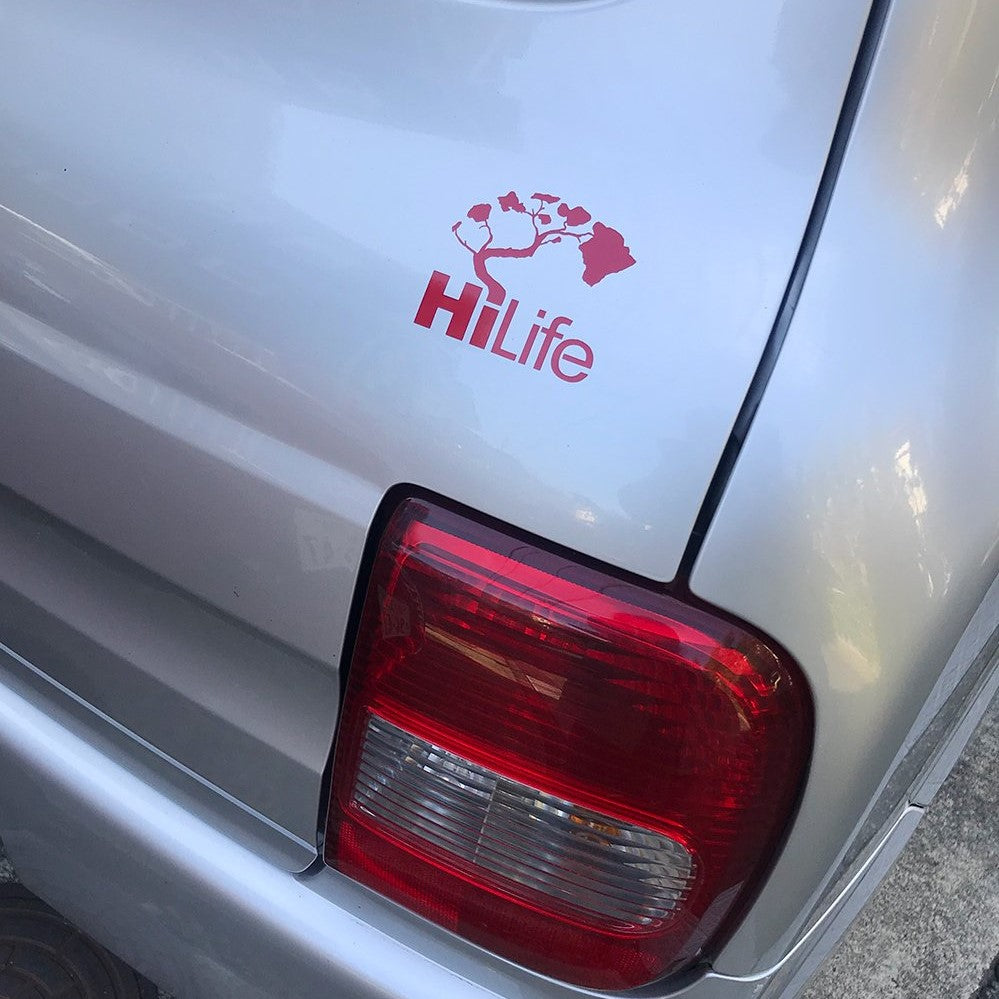 HiLife ロゴ ステッカー ハワイ  レッド