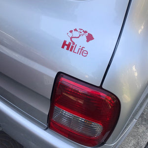 HiLife ロゴ ステッカー ハワイ  レッド
