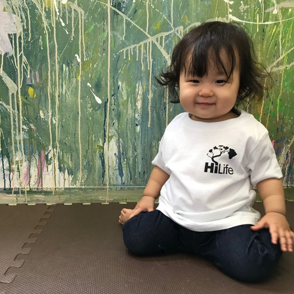 HiLife ハワイアン Tシャツ キッズ ハワイ 黒 白