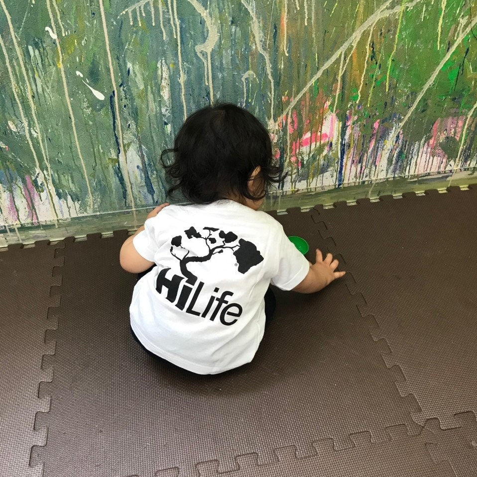 HiLife ハワイアン Tシャツ キッズ ハワイ 黒 白